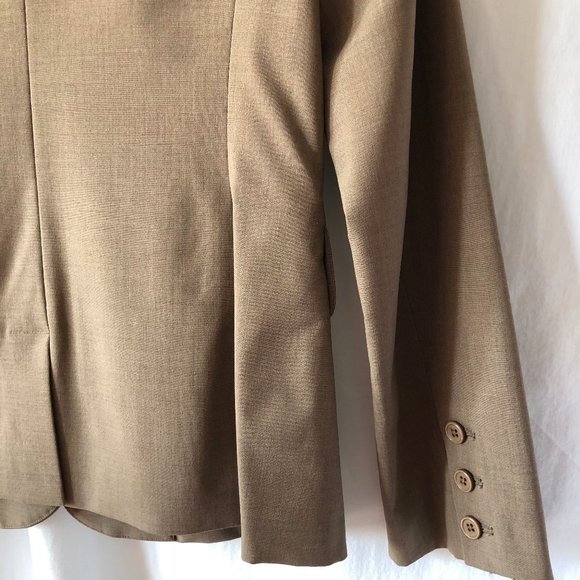 Cassis Mole Brown Wool Suit Jacket - Picture 2 of 5